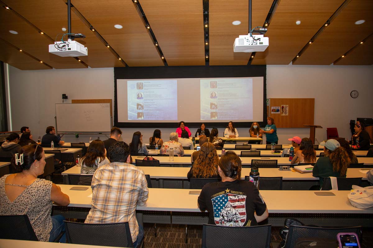 People at Hispanic Heritage Month Event