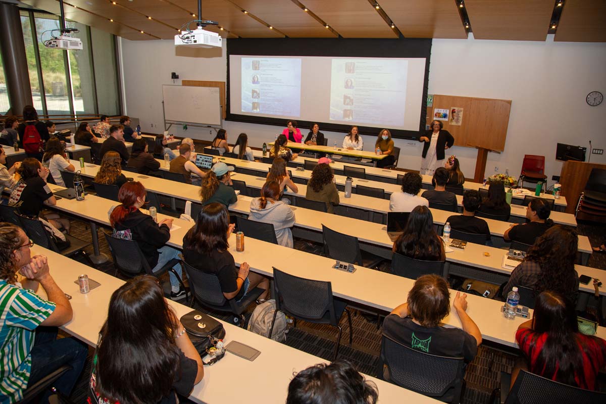 People at Hispanic Heritage Month Event