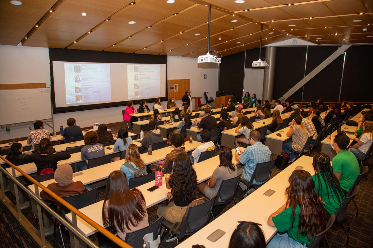 People at Hispanic Heritage Month Event