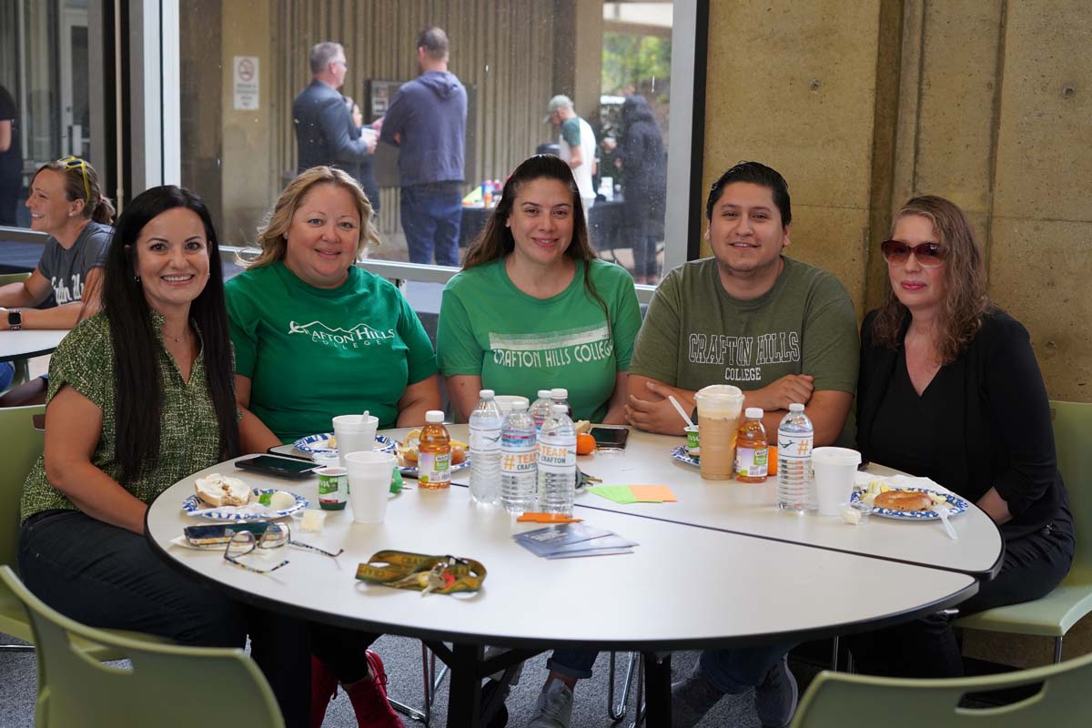 People enjoying the In-Service events