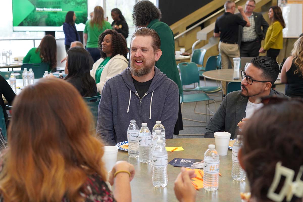 People enjoying the In-Service events