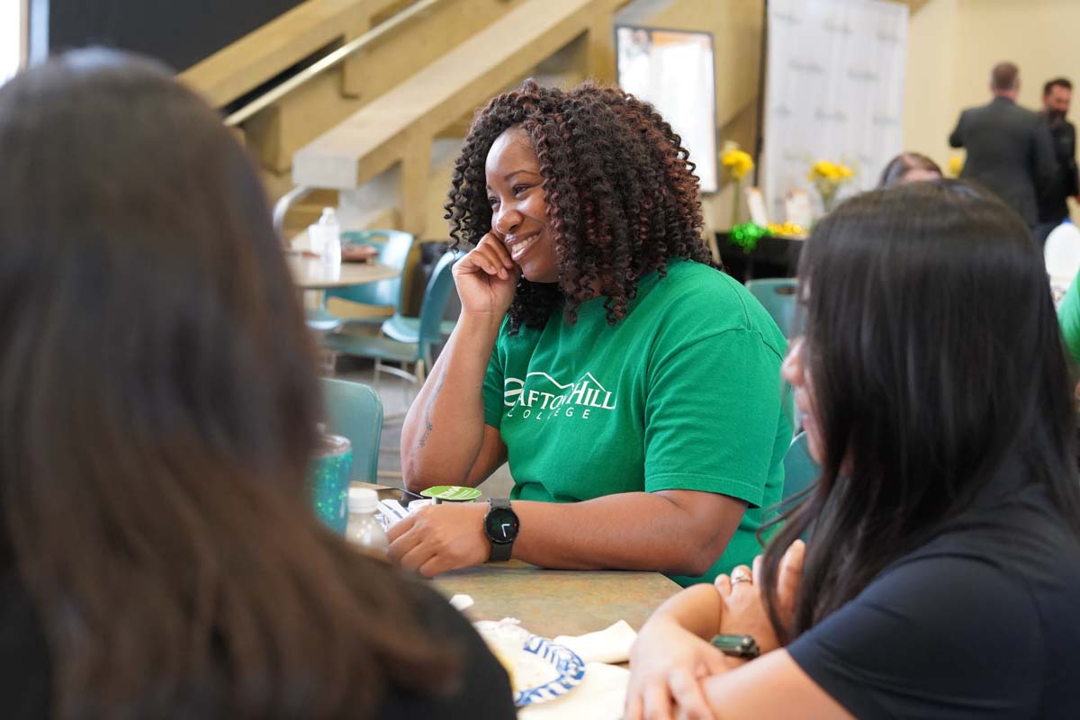 People enjoying the In-Service events