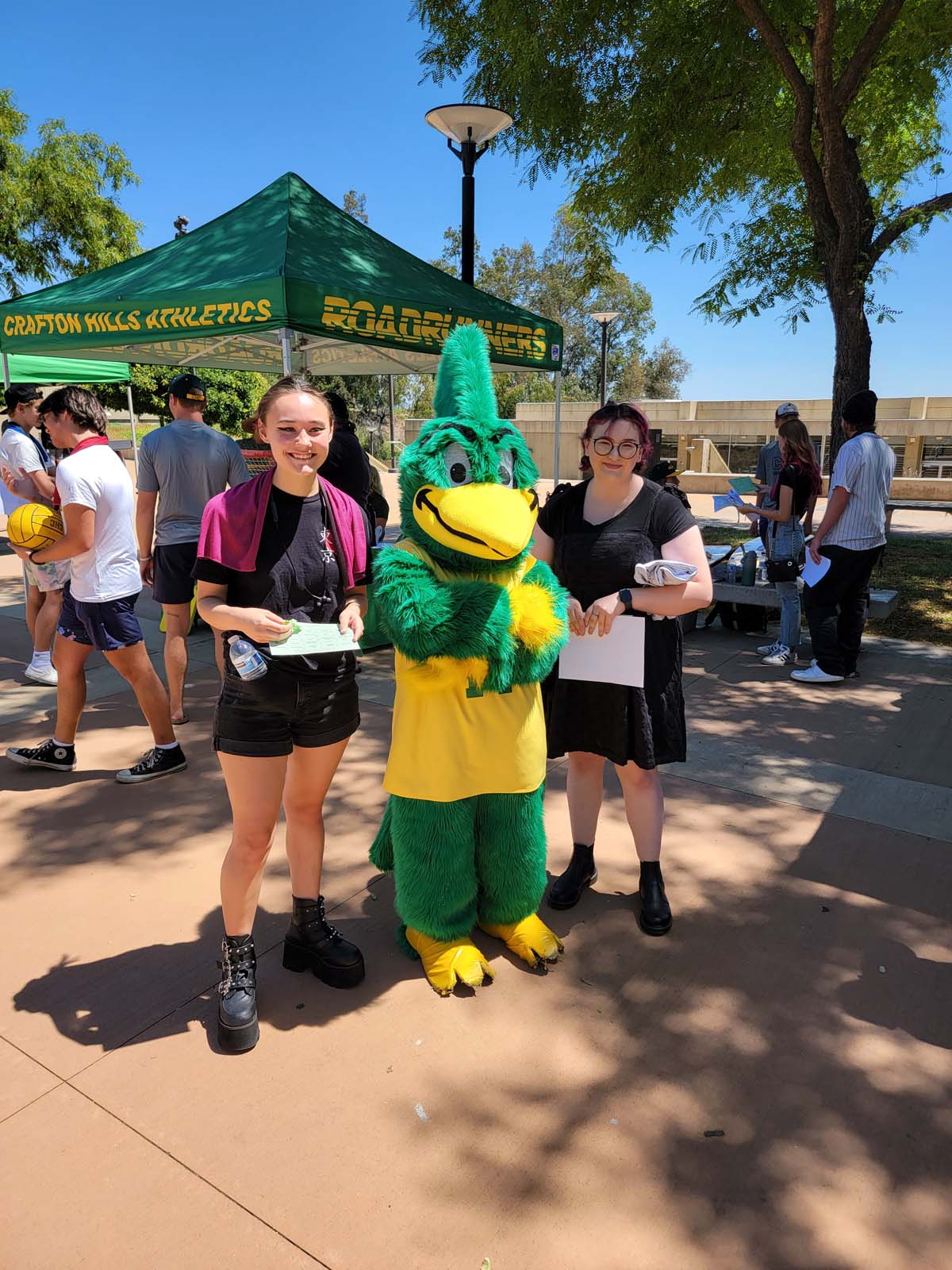 People enjoying the Roadrunner Rally