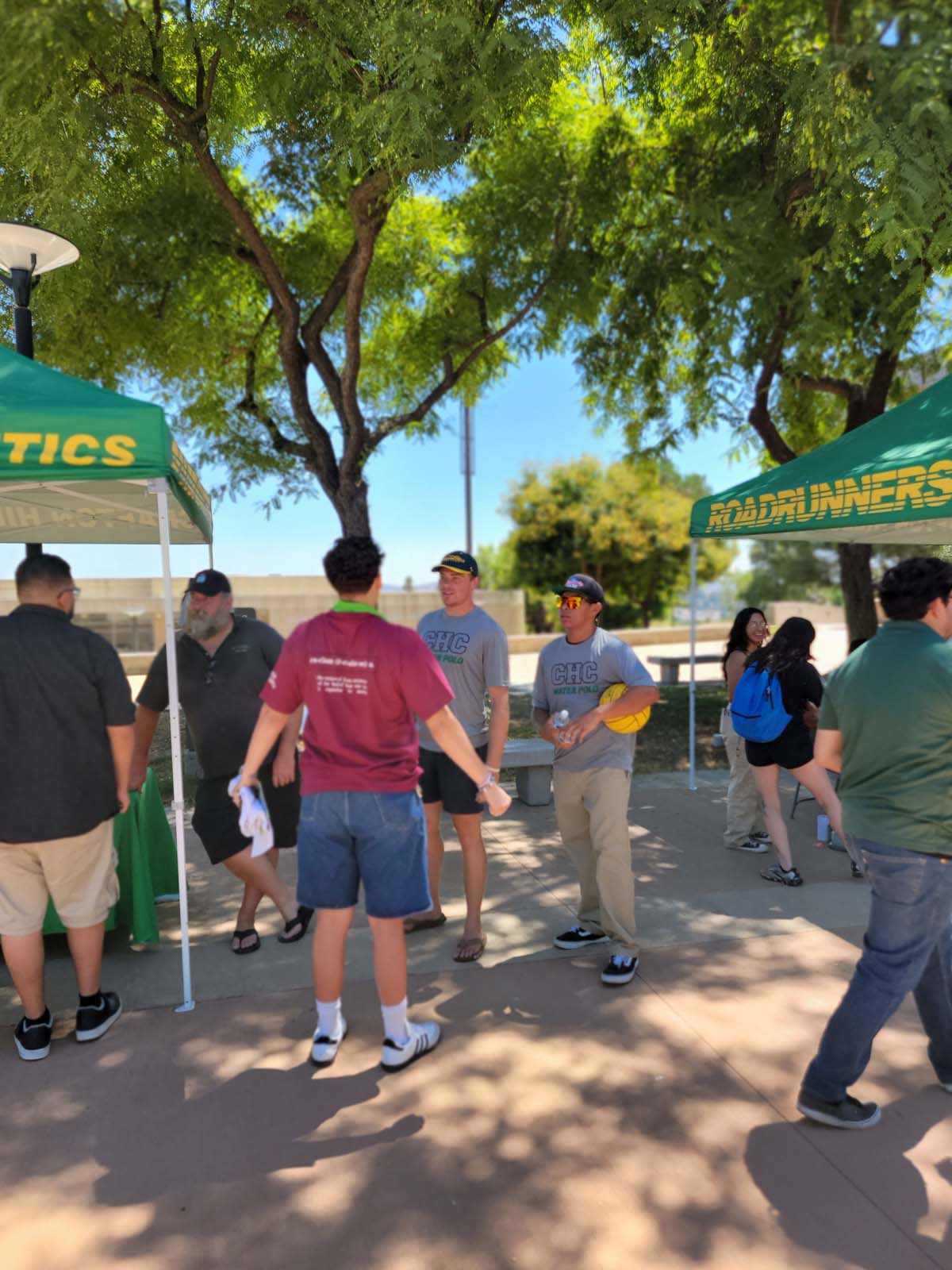 People enjoying the Roadrunner Rally