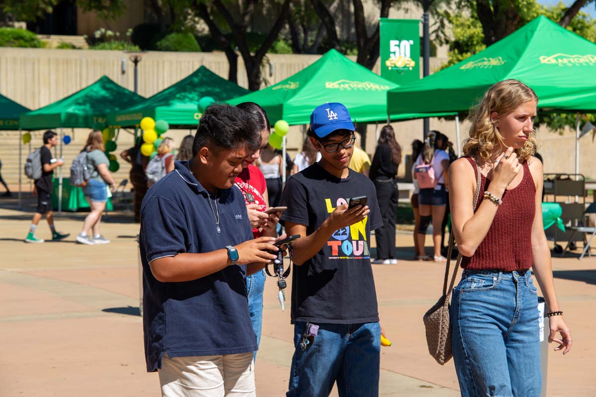 People enjoying the Roadrunner Rally