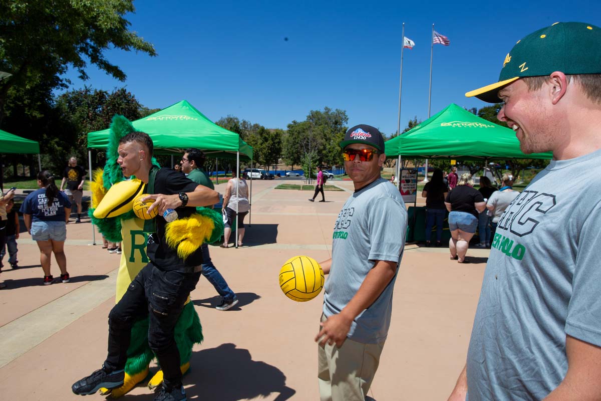 People enjoying the Roadrunner Rally