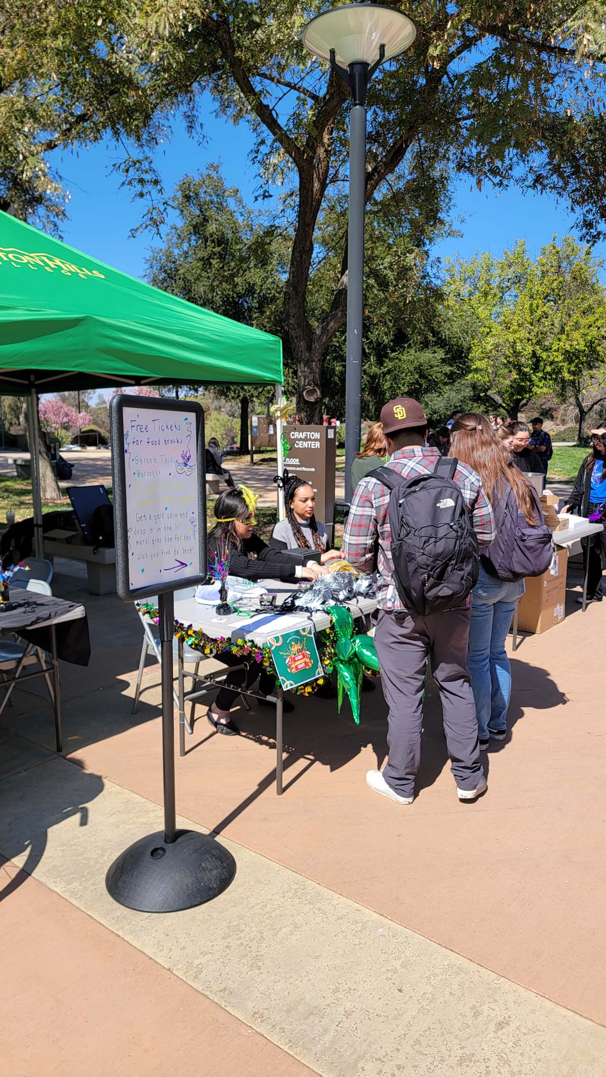 People enjoying Club Rush