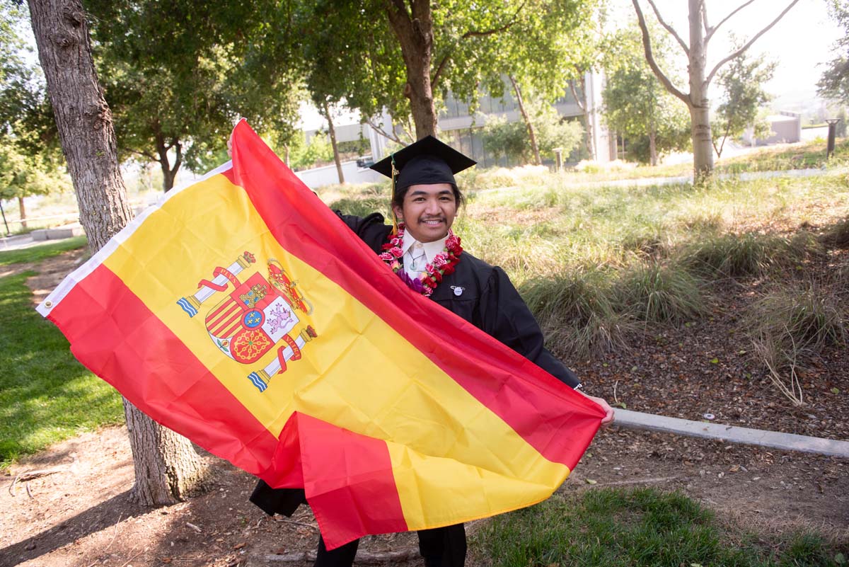 People enjoying Commencement