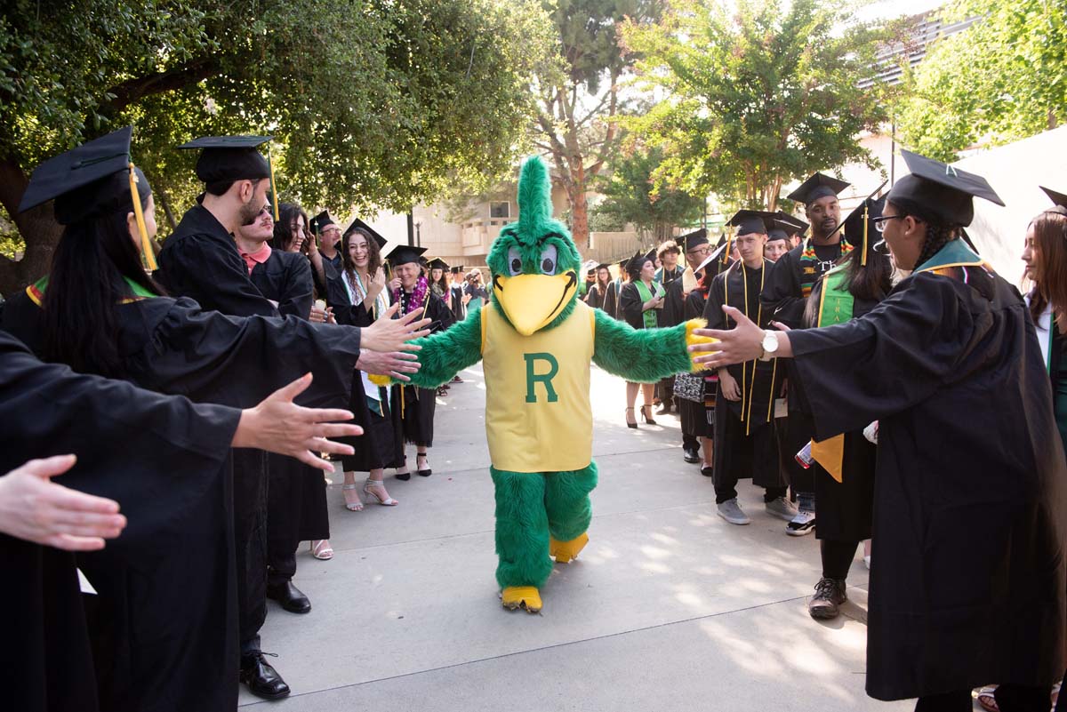 People enjoying Commencement