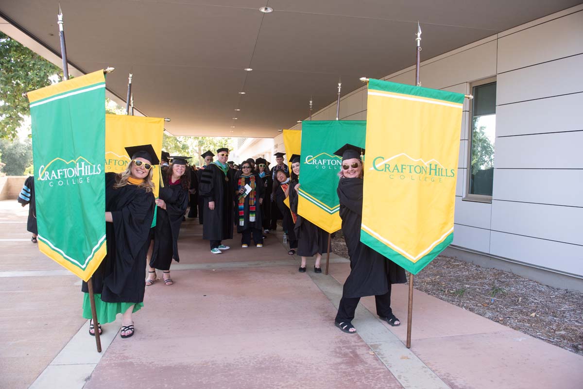 People enjoying Commencement