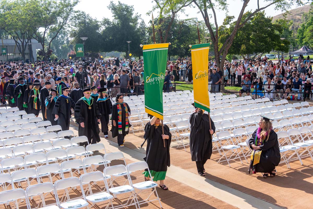 People enjoying Commencement