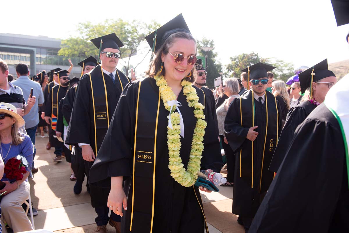 People enjoying Commencement