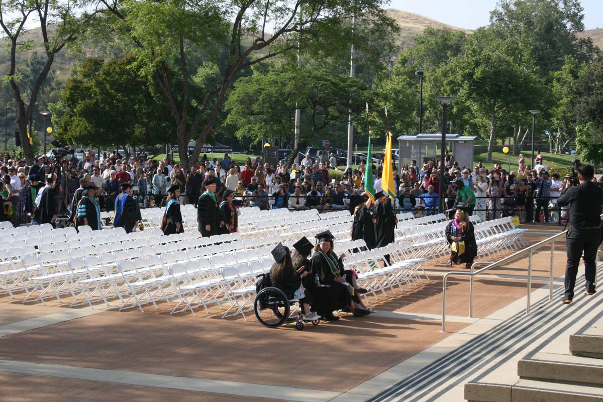 Graduates at Commencement