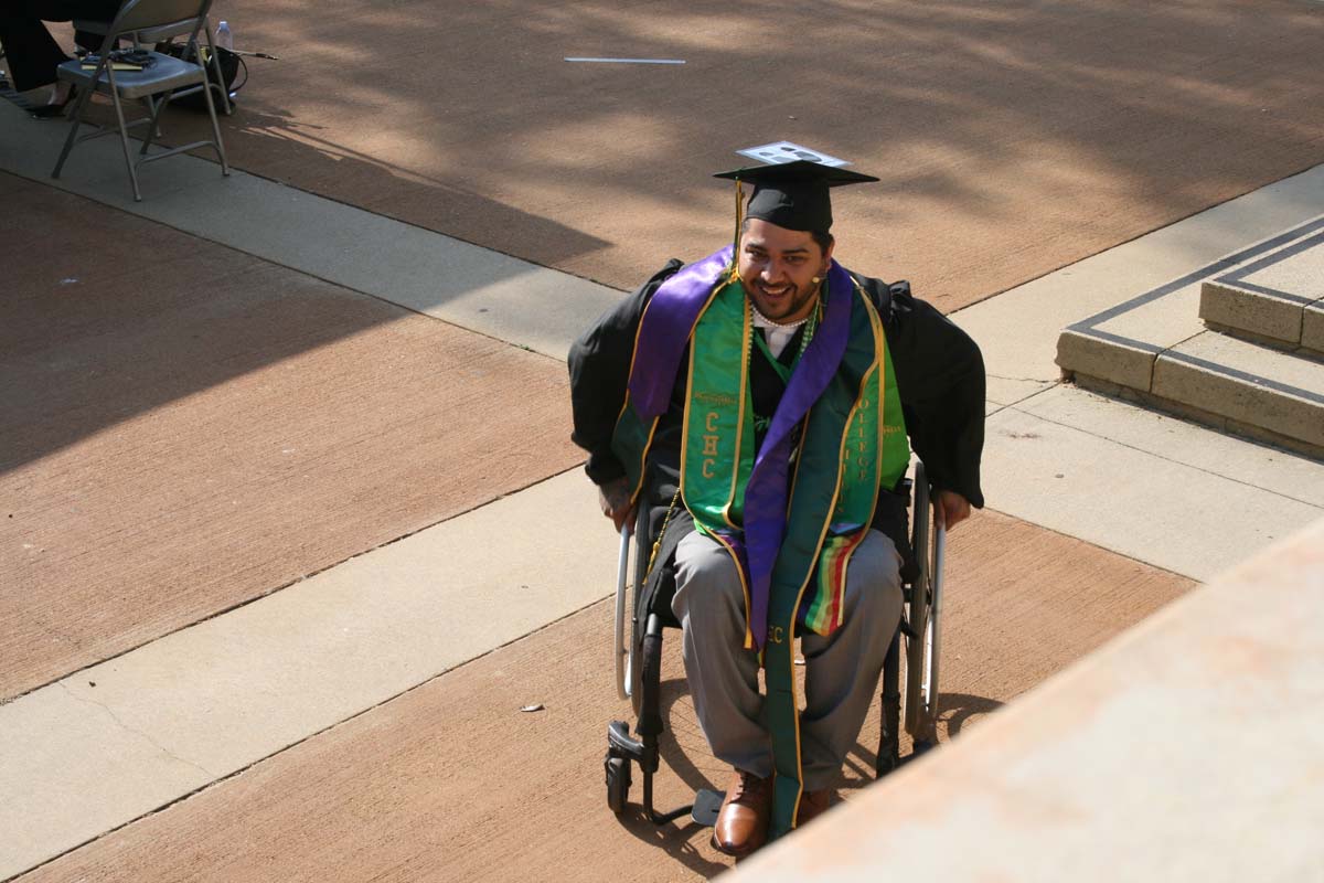 Graduates at Commencement