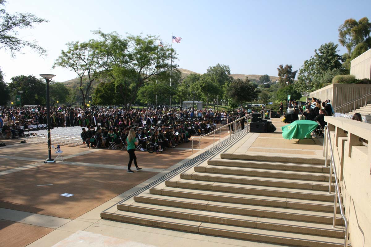 Graduates at Commencement