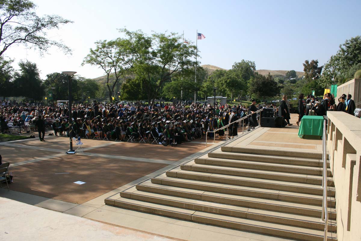 Graduates at Commencement