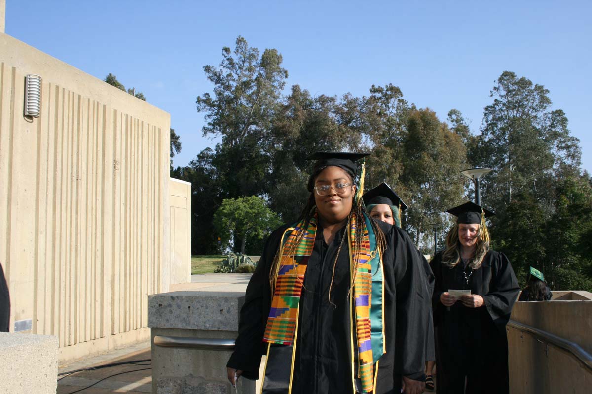 Graduates at Commencement