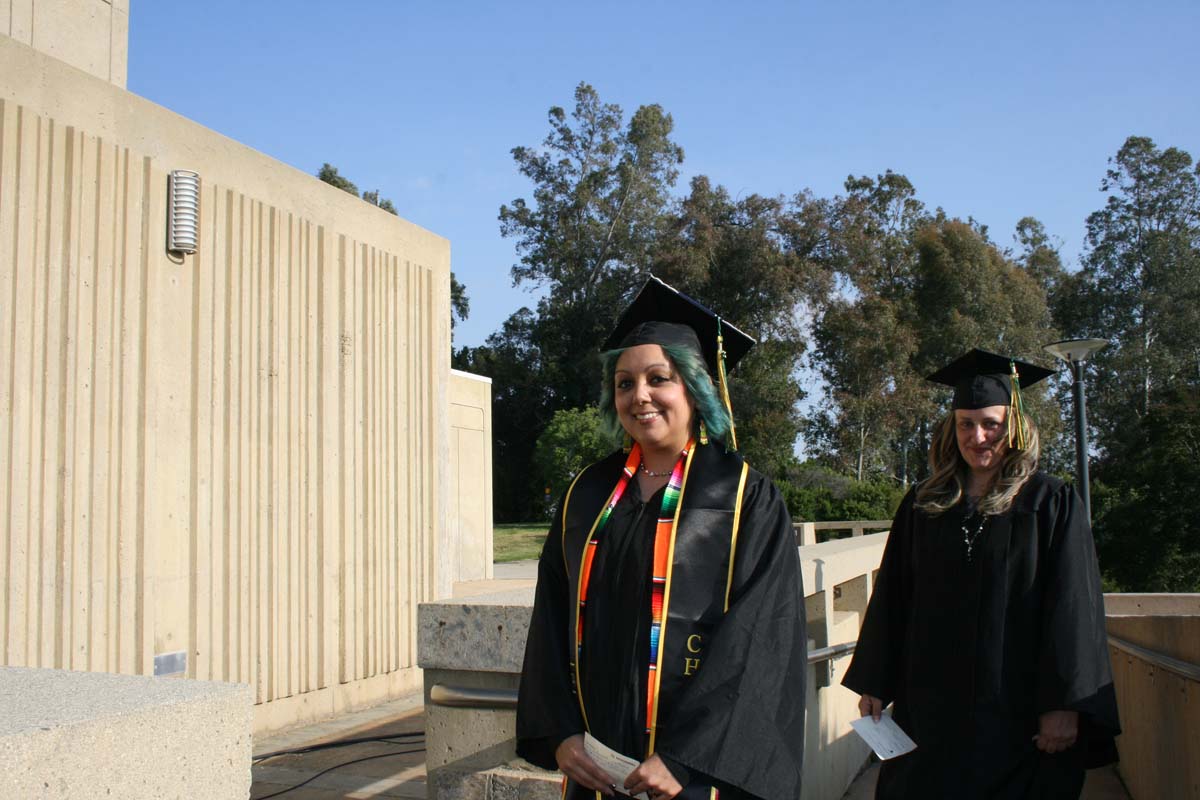 Graduates at Commencement