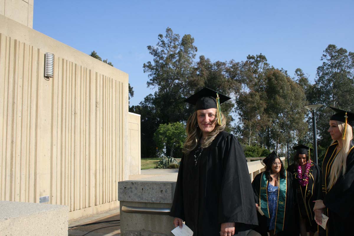 Graduates at Commencement