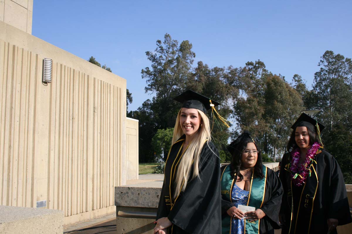 Graduates at Commencement