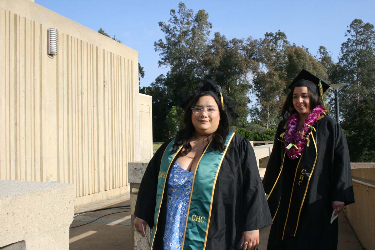 Graduates at Commencement