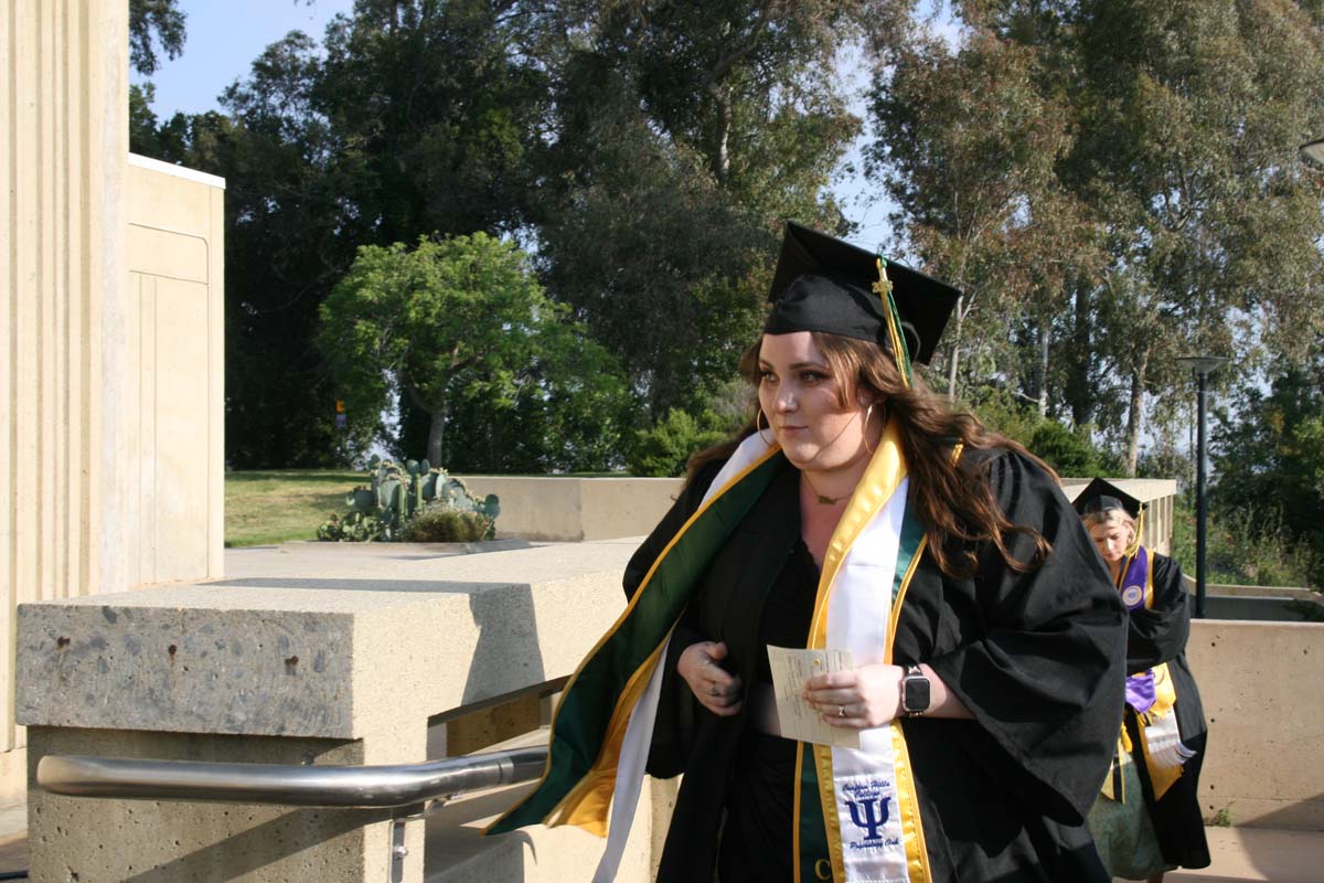 Graduates at Commencement