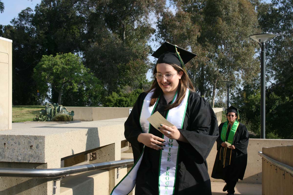 Graduates at Commencement