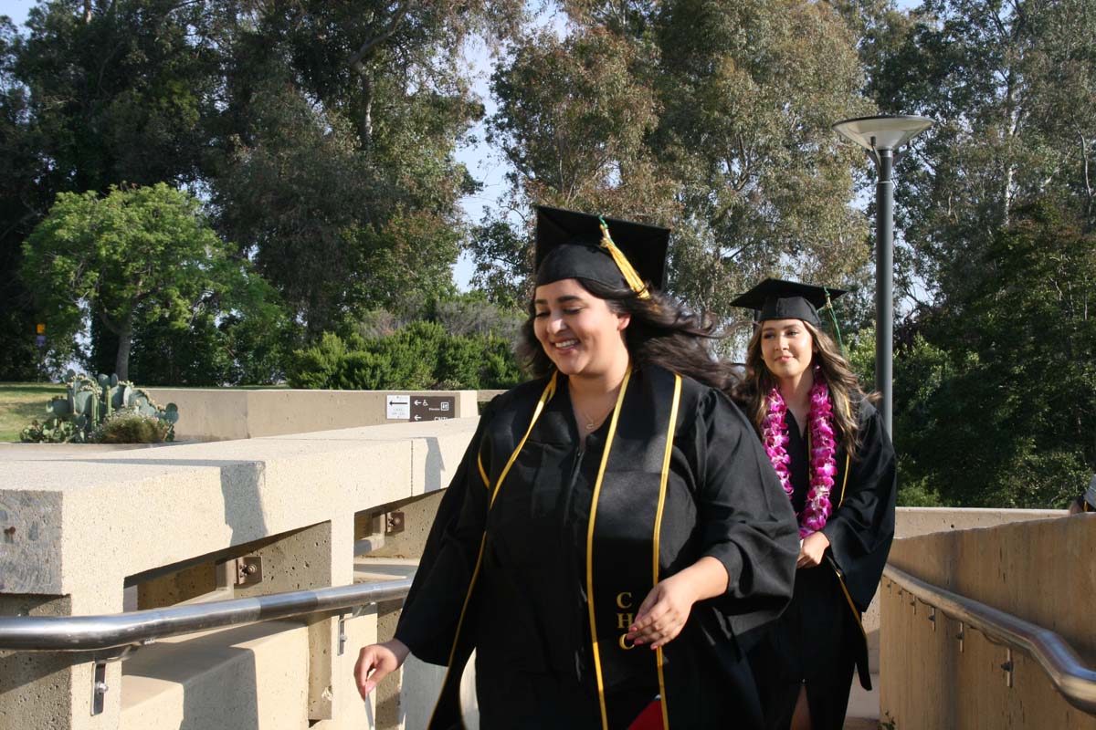 Graduates at Commencement