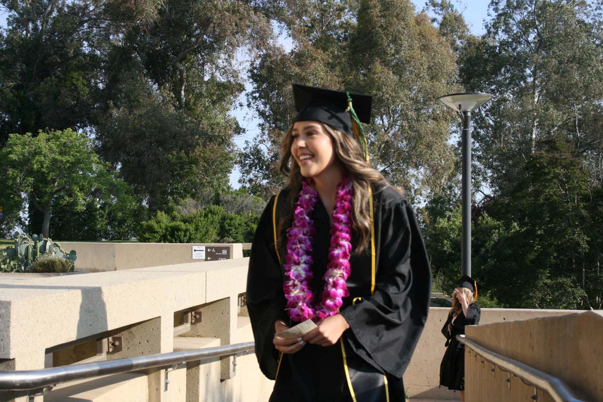 Graduates at Commencement