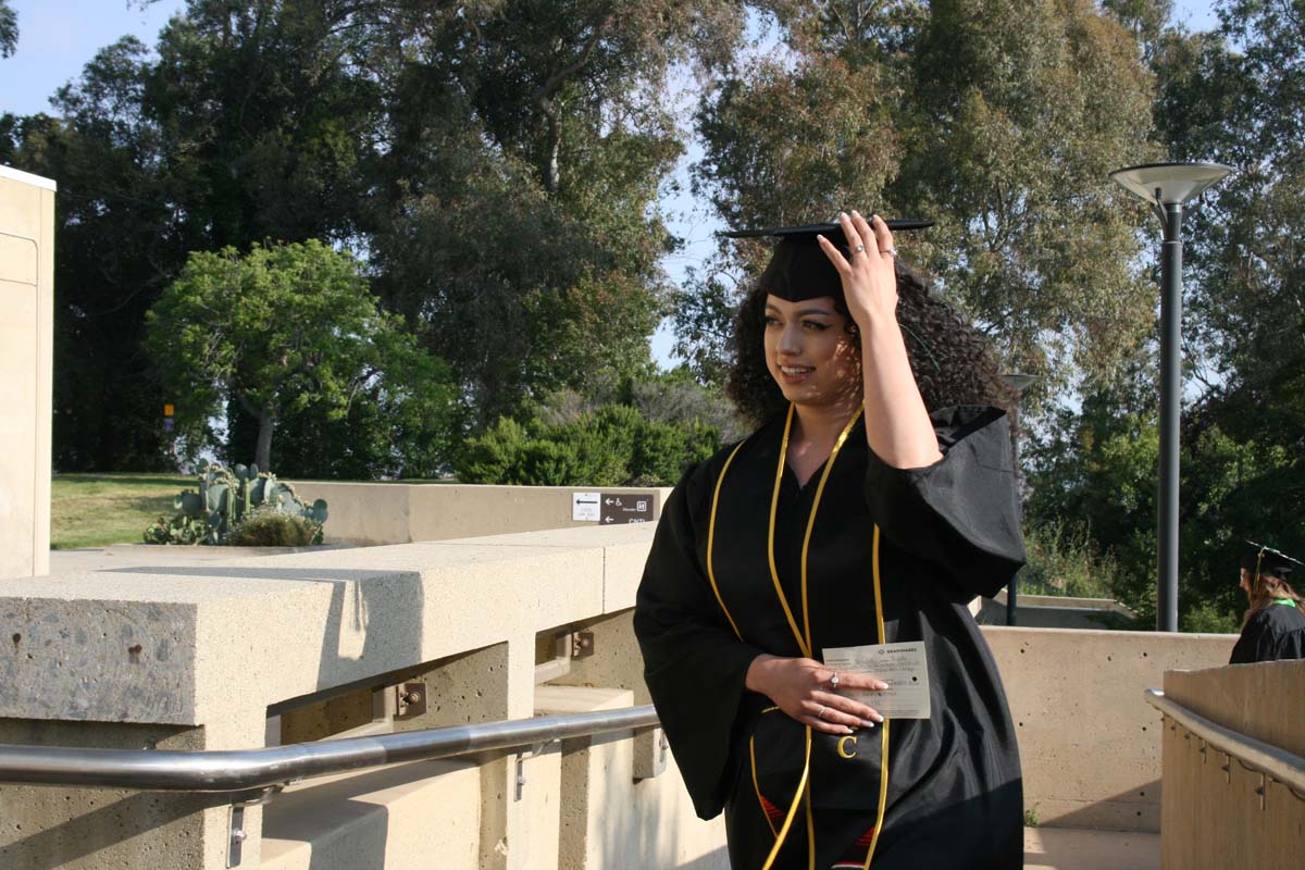 Graduates at Commencement