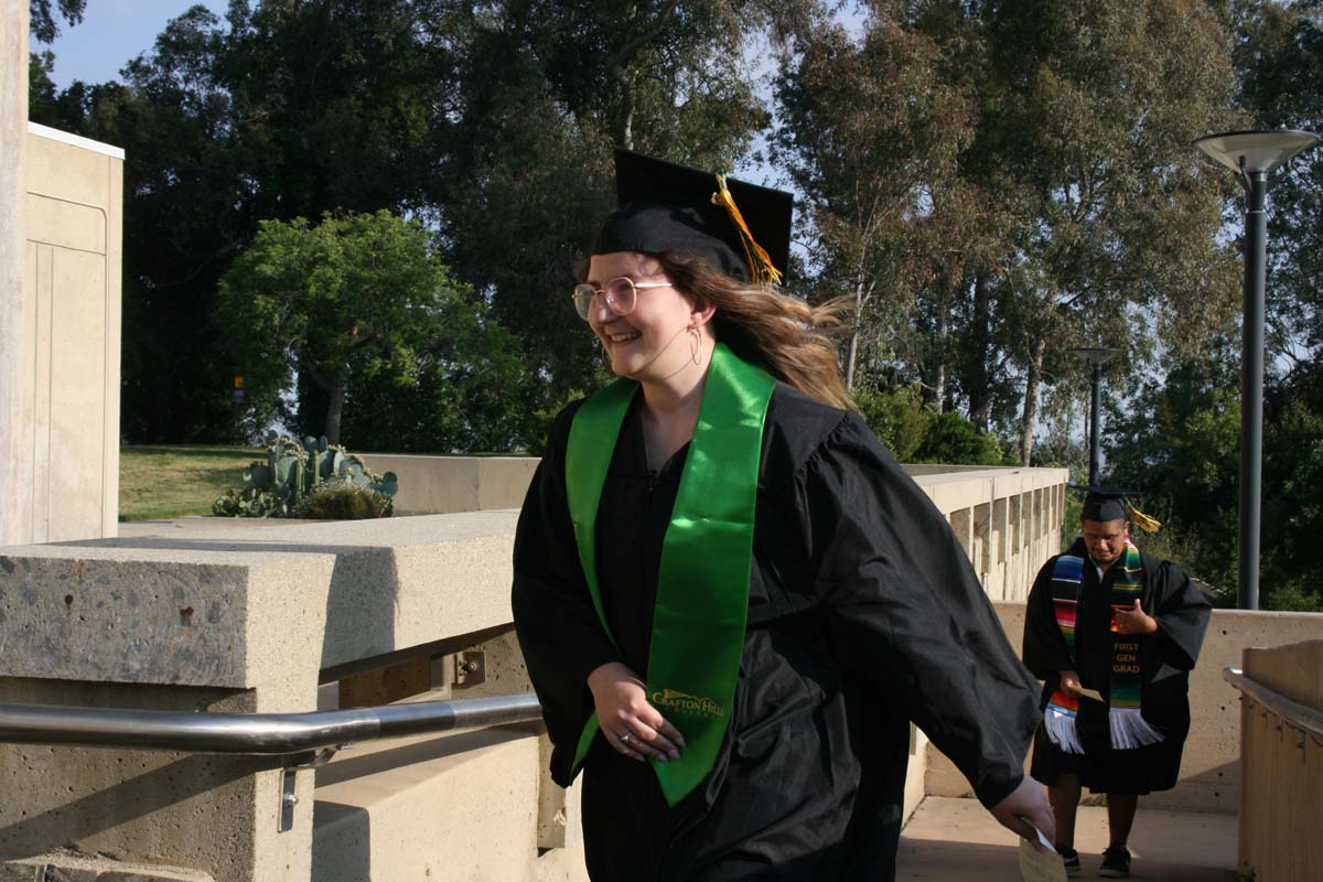 Graduates at Commencement