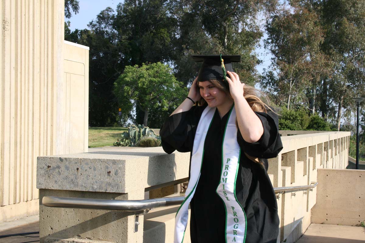 Graduates at Commencement