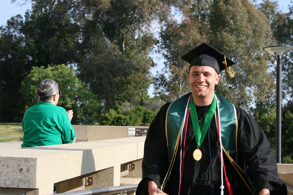 Graduates at Commencement