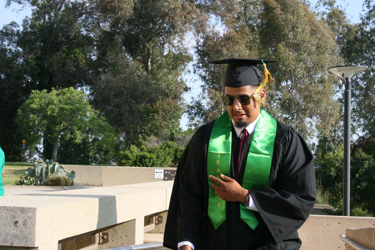 Graduates at Commencement