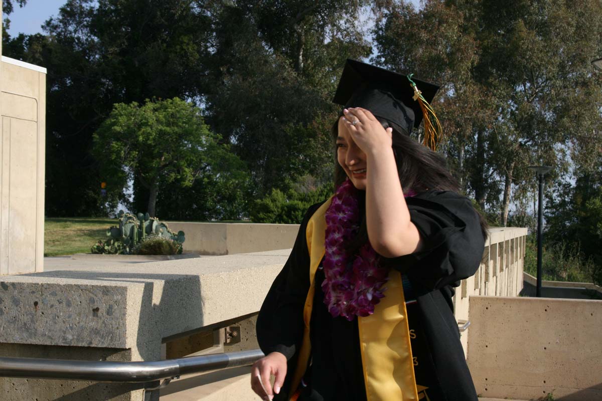 Graduates at Commencement