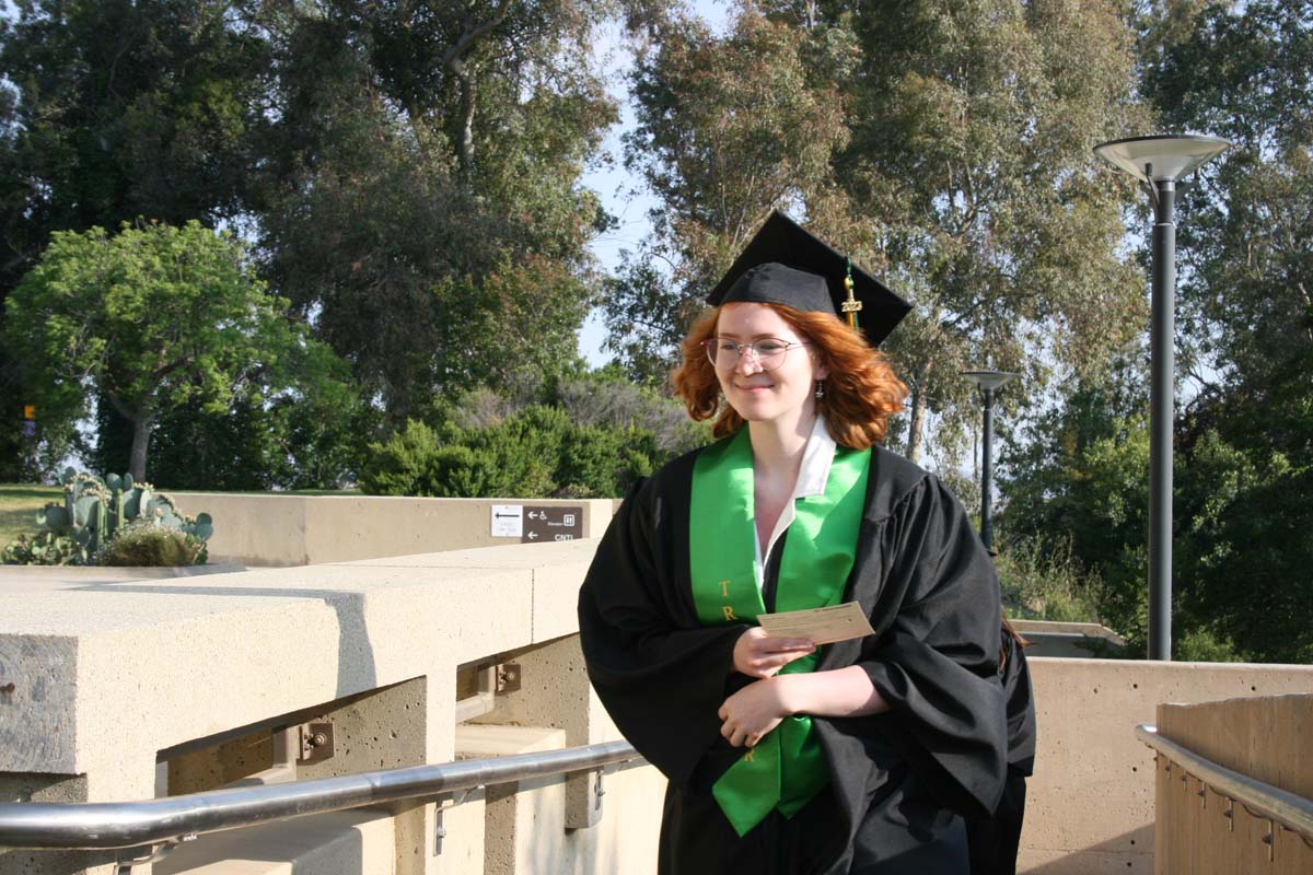 Graduates at Commencement