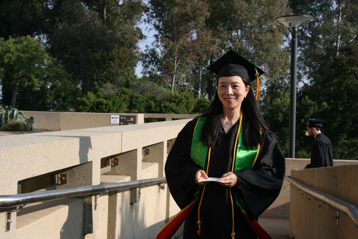 Graduates at Commencement