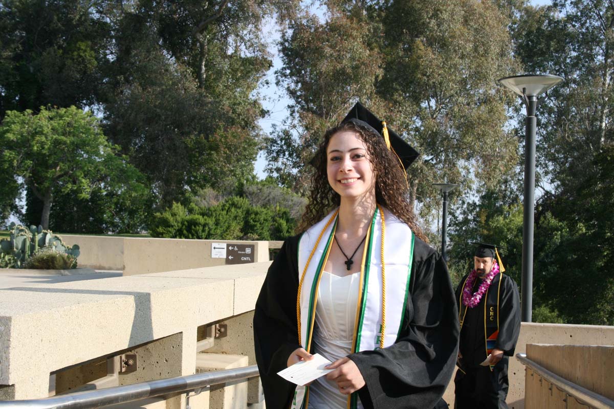 Graduates at Commencement