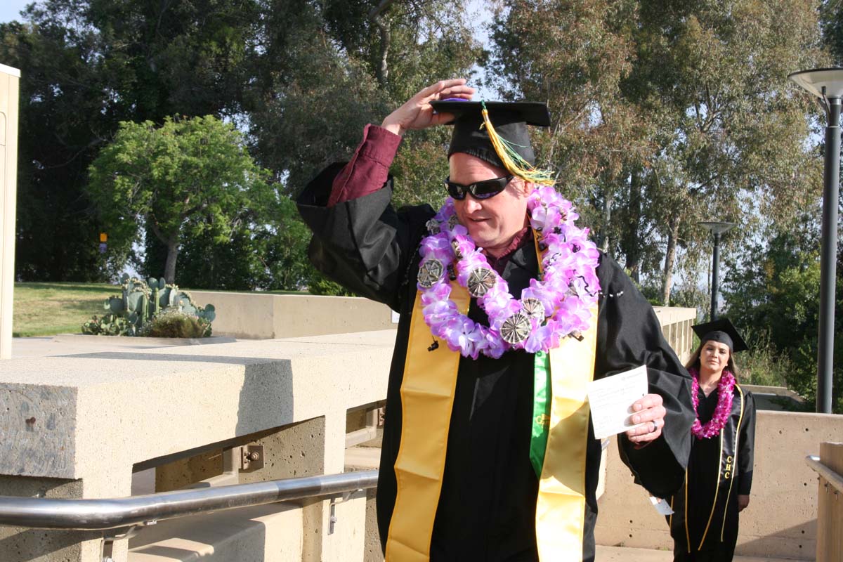 Graduates at Commencement