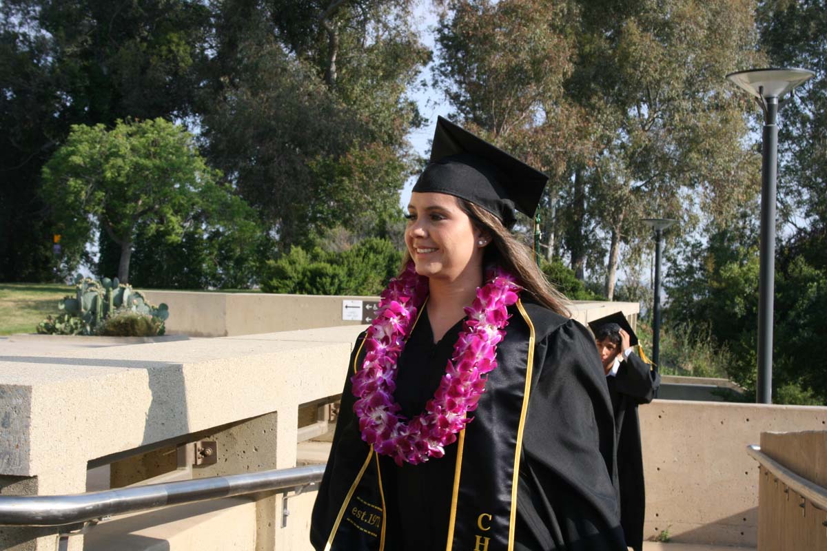 Graduates at Commencement