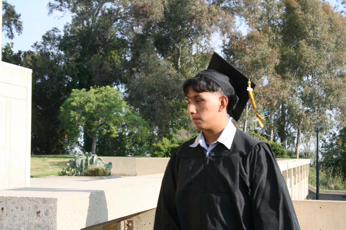 Graduates at Commencement