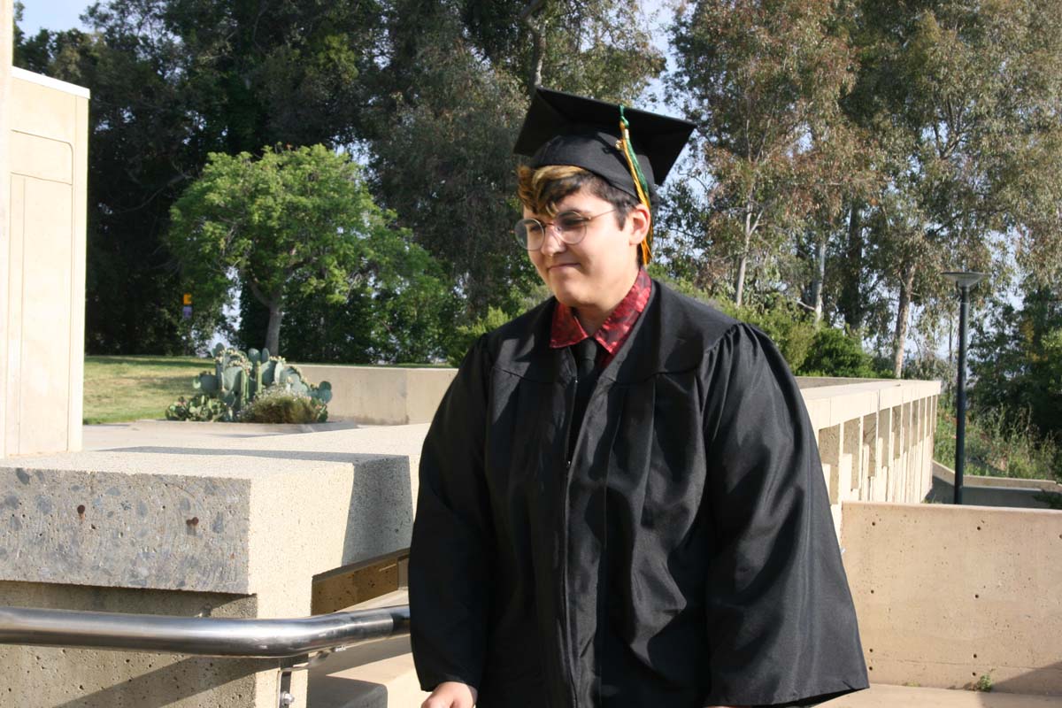 Graduates at Commencement