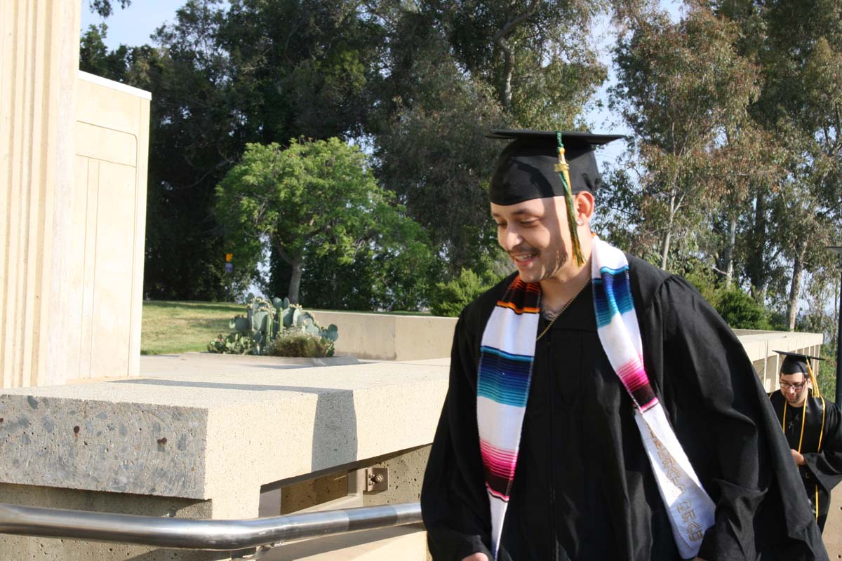 Graduates at Commencement