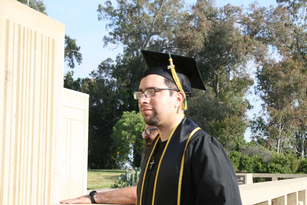 Graduates at Commencement