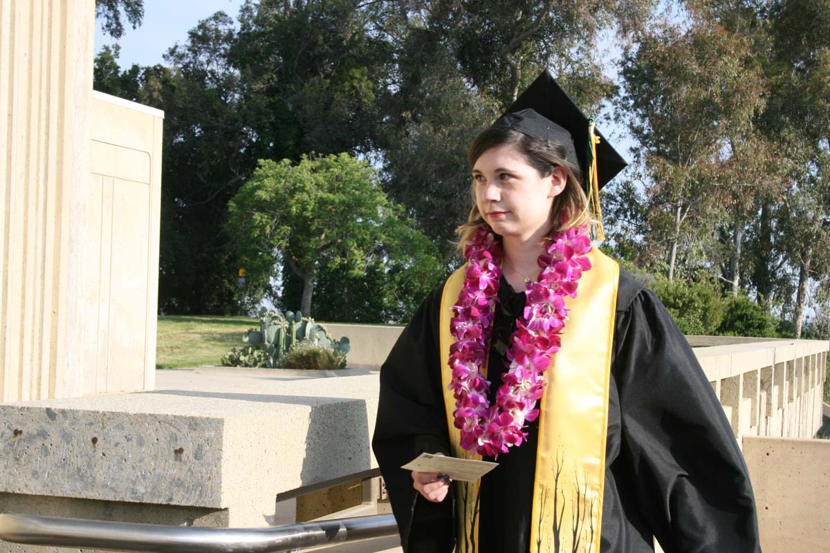 Graduates at Commencement