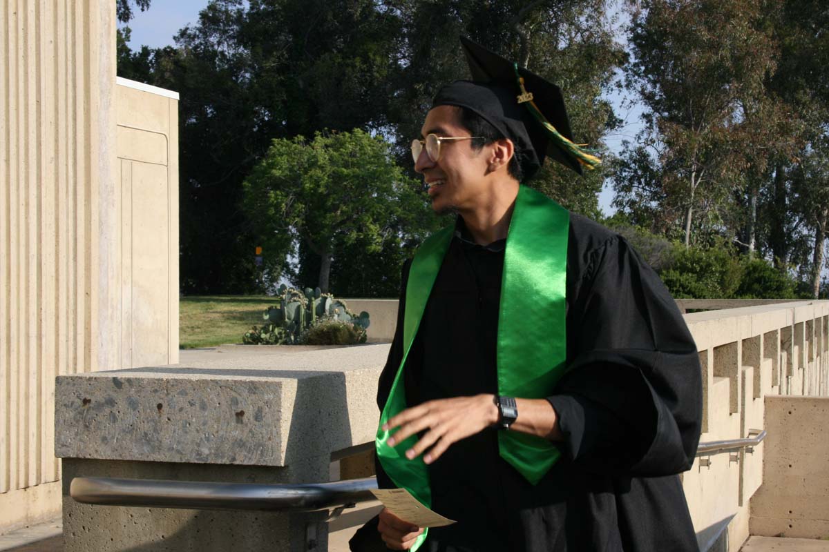 Graduates at Commencement