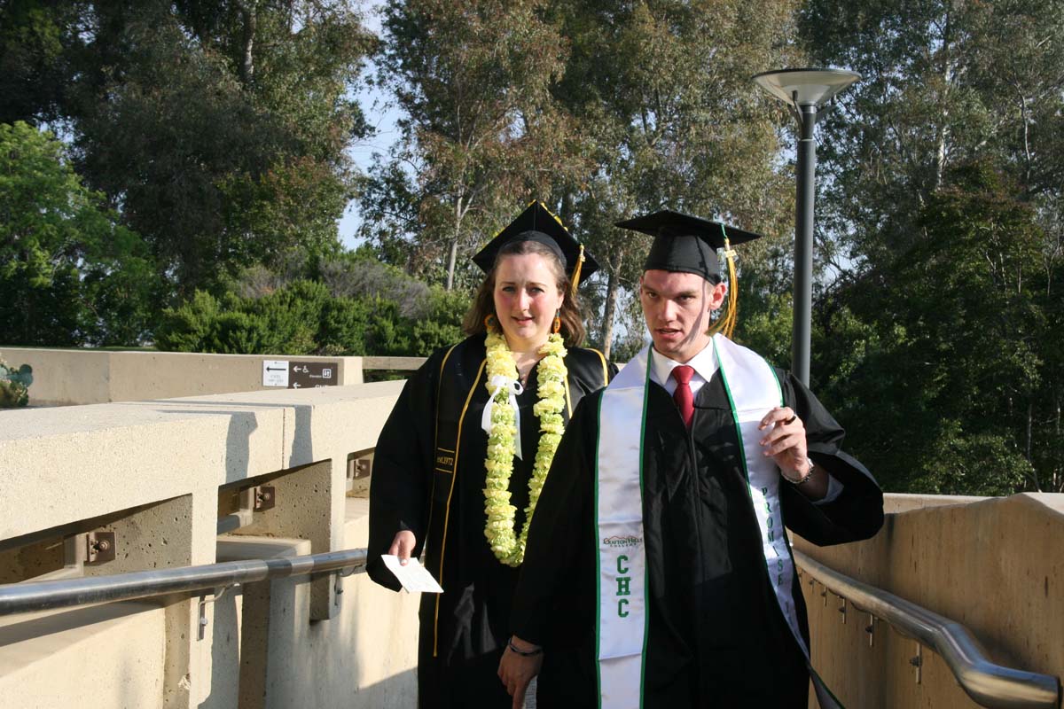 Graduates at Commencement