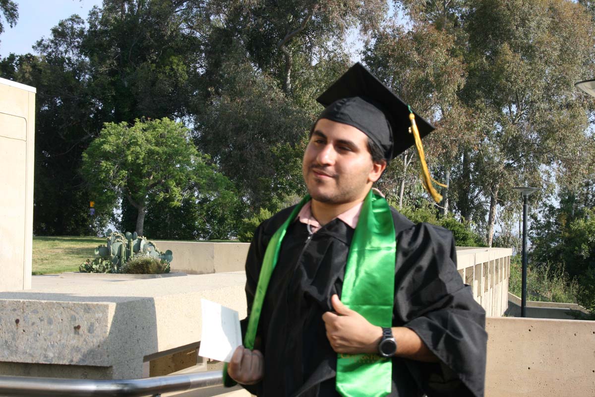 Graduates at Commencement