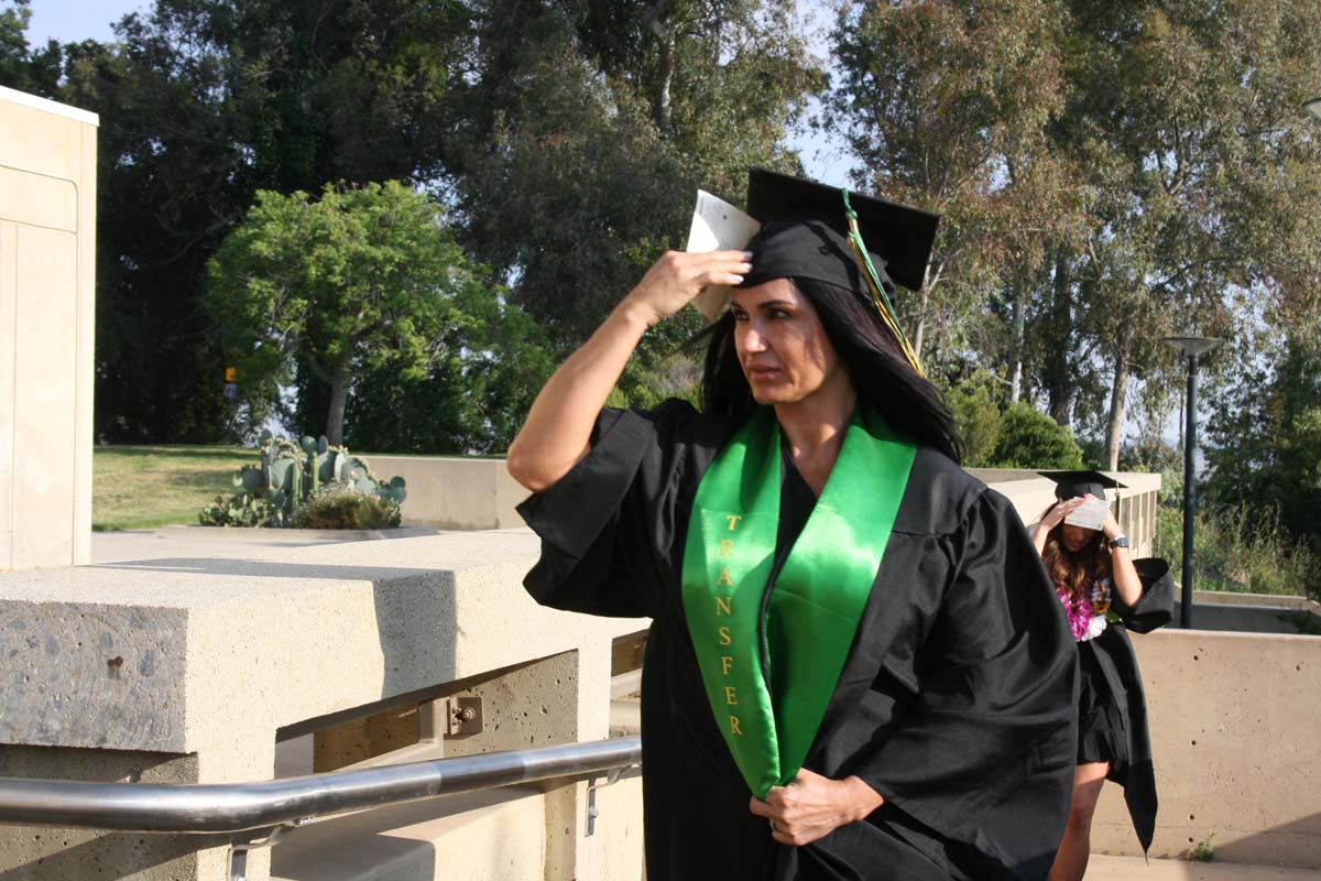 Graduates at Commencement