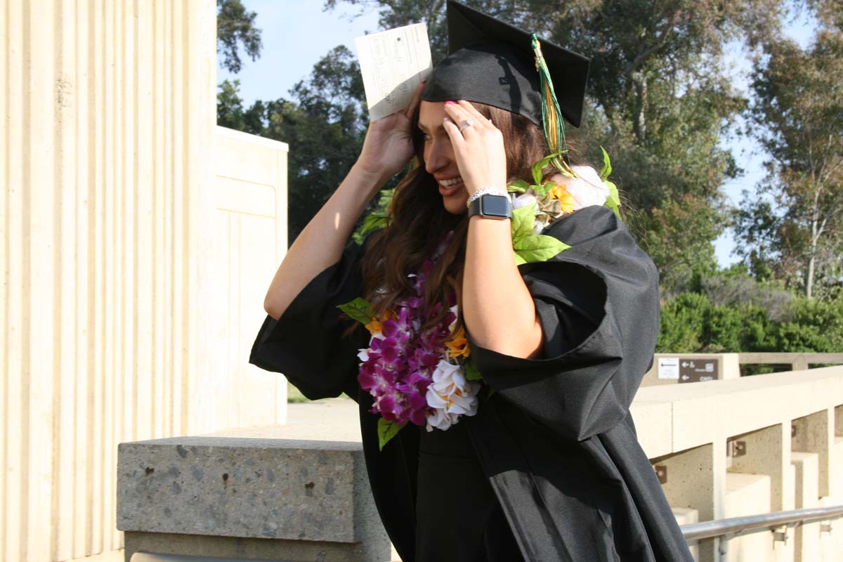 Graduates at Commencement